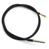 ROBODIUM DS18B20 Waterproof Digital Temperature Sensor Probe, 1-Wire Interface, -55C to 125C Range, 1 Meter Cable, 6mm x 30mm Probe, Stainless Steel, 0.5C Accuracy