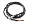 ROBODIUM DS18B20 Waterproof Digital Temperature Sensor Probe, 1-Wire Interface, -55C to 125C Range, 1 Meter Cable, 6mm x 30mm Probe, Stainless Steel, 0.5C Accuracy