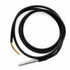 ROBODIUM DS18B20 Waterproof Digital Temperature Sensor Probe, 1-Wire Interface, -55C to 125C Range, 1 Meter Cable, 6mm x 30mm Probe, Stainless Steel, 0.5C Accuracy