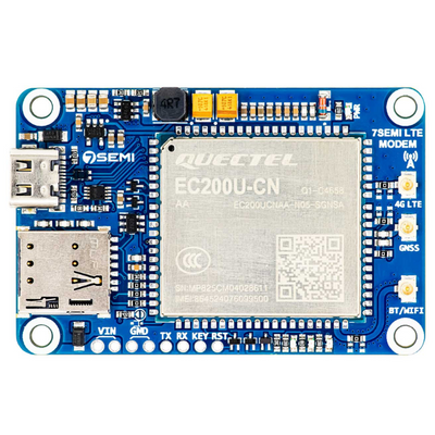 EC200U 4G LTE GNSS Industrial Modem with USB C and 5–26V Input Range - 7Semi