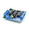 ROBODIUM L293D Motor Driver Shield for micro controller, 4 DC Motors/2 Stepper Motors, 2 Servo Connectors, 4.5-25V DC