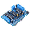 ROBODIUM L293D Motor Driver Shield for micro controller, 4 DC Motors/2 Stepper Motors, 2 Servo Connectors, 4.5-25V DC