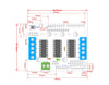 ROBODIUM L293D Motor Driver Shield for micro controller, 4 DC Motors/2 Stepper Motors, 2 Servo Connectors, 4.5-25V DC
