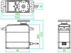 Tower Pro MG996R  Metal Gear  Servo Motor (360 Degree Rotation)