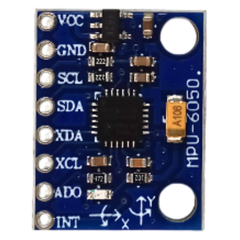 MPU-6050 Triple-Axis Accelerometer & Gyroscope Module – ROBODIUM