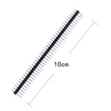 1x40 Pin 2.54mm Pitch Male Berg Strip - Break Away Header - Straight - Pack Of 4