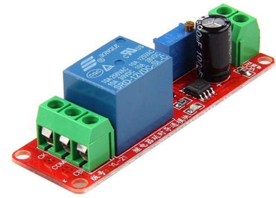 NE555 DC12V Digital Delay Timer | Relay Timer Module Switch | Adjustable 0 To 10 Seconds