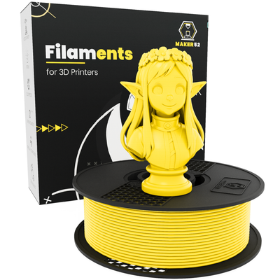 MAKER52 HS PLA+ 1.75mm Filament - Daffodil Yellow