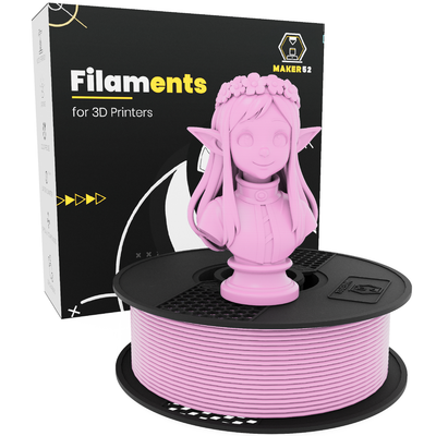 MAKER52 HS PLA+ 1.75mm Filament - Matt Pink