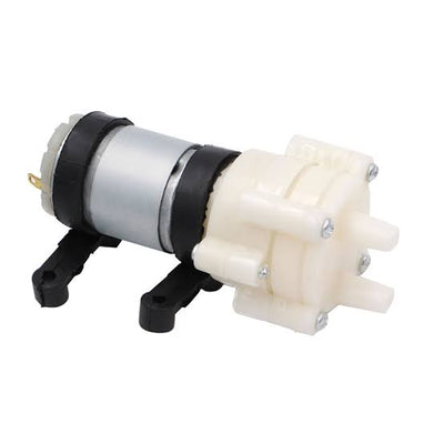 ROBODIUM R385 Diaphragm Mini Water Pump, DC 6-12V, 90x40x35mm, Electric, 1-3L/min Flow Rate, 3m Max Lift Height