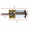 N20-6V-60 RPM Micro Metal Gear-box DC Motor