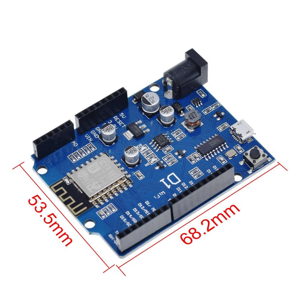 ESP-12F WeMos D1 WiFi uno based ESP8266 shield for Arduino Compatible IDE