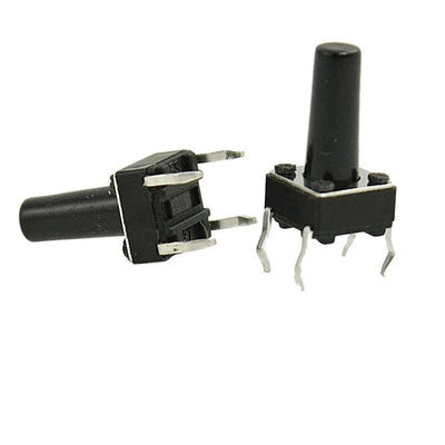 Tactile Push Button Switch 6x6x13mm 4 pin