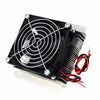 Thermoelectric Peltier Refrigeration Cooling System DIY Kit, Metal and Plastic, 220x140x40mm, Dual Heat Sinks, Cooling Fan, for Pet Space Air Conditioning