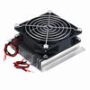 Thermoelectric Peltier Refrigeration Cooling System DIY Kit, Metal and Plastic, 220x140x40mm, Dual Heat Sinks, Cooling Fan, for Pet Space Air Conditioning