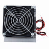 Thermoelectric Peltier Refrigeration Cooling System DIY Kit, Metal and Plastic, 220x140x40mm, Dual Heat Sinks, Cooling Fan, for Pet Space Air Conditioning