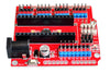 Nano 328P Expansion Adapter Breakout Board IO Shield with 14 I/O Pins, 8 Analog Pins, 6 PWM Pins, I2C Expansion