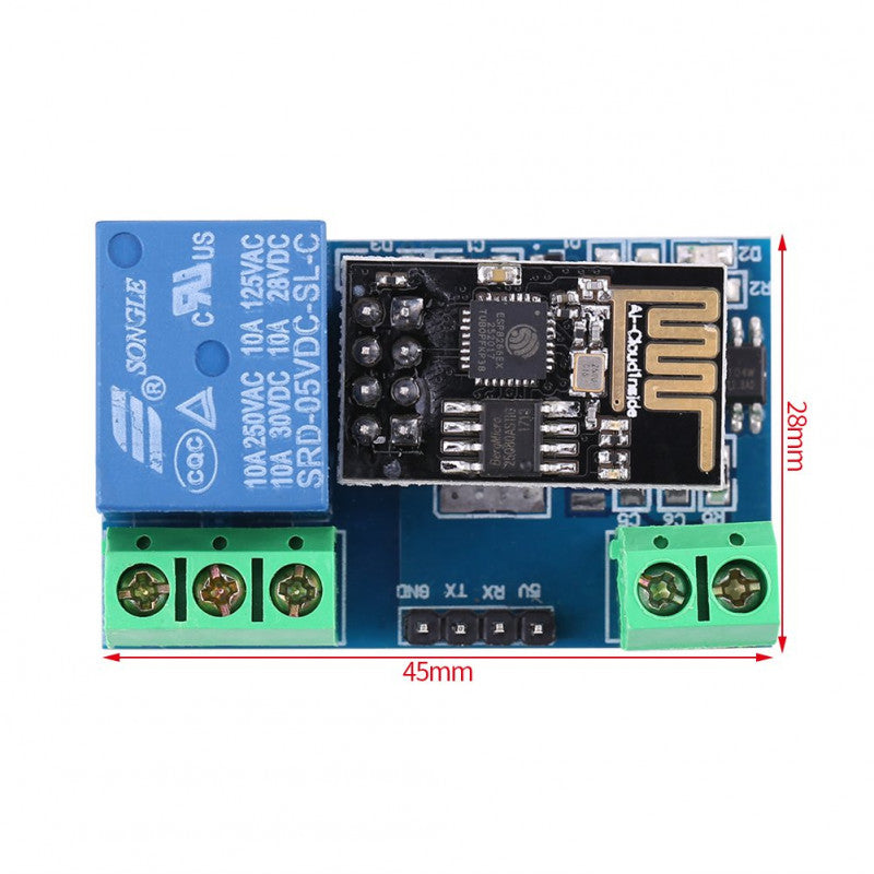 ESP8266 WiFi 5V 1 Channel Relay Module IOT Smart Home Remote Control S ...