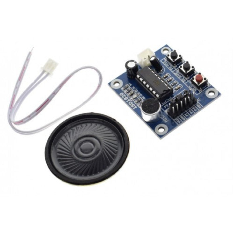 ISD1820 Voice Recording Recorder Module With Mic Sound Audio Loudspeak ...