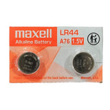 Maxell LR44 (Original) 1.5V Alkaline Button cell Battery - 2 Pieces Pack