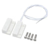 ROBODIUM MC-38 Wired Door Window Magnetic Switch Sensor, White, 28x14x8mm, 8g, Home Alarm System, 30cm Cable