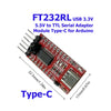 FT232RL USB to TTL Serial Converter Module Type-C