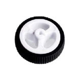 White 3PI miniQ Car Wheel Tyre 34mm for N20 Motor